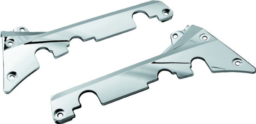 Kuryakyn 7506 Passenger Floorboard Side Covers 01-17 Honda GL1800 Chrome