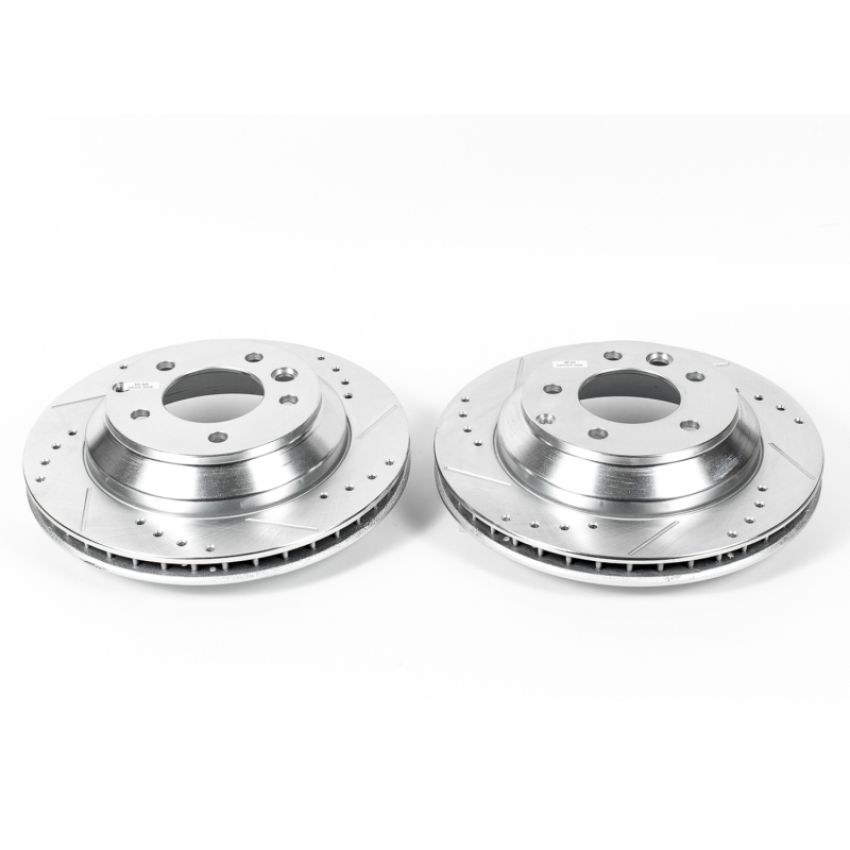 PowerStop EBR1013XPR PowerStop Evolution Performance Drilled, Slotted & Plated Brake Rotor Pair