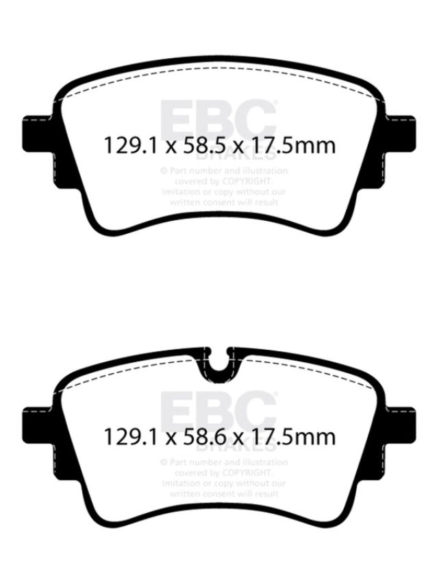 EBC Brakes DP42435R Yellowstuff Street And Track Brake Pads