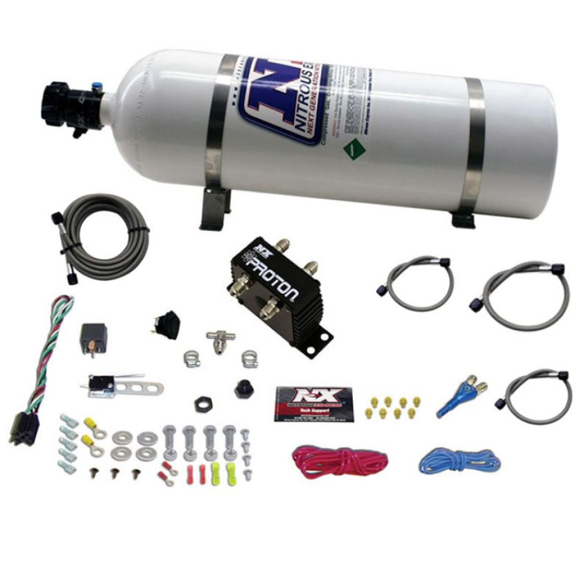 Nitrous Express 20421-15 PROTON PLUS NITROUS SYSTEM W/ 15LB BOTTLE