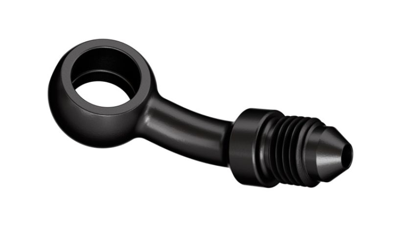 Goodridge P593-03ZBK 35 Deg Banjo Adaptor for 3/8 or M10 Bolt