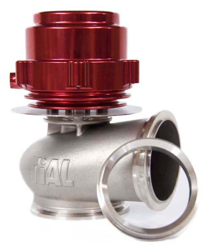 TiALSport V60 Wastegate 60mm .149 Bar (2.17 PSI) w/V-Band Clamps - Red
