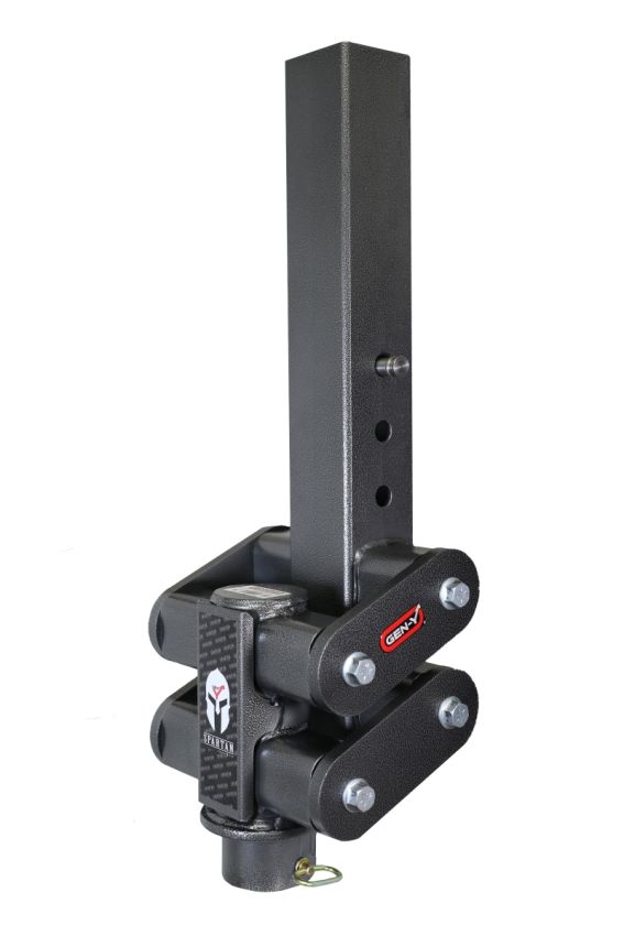 GEN-Y Hitch GH-7072 Gen-Y Spartan Torsion-Flex 5in Offset 4in SQ Tube Gooseneck 2-5/16in Coupler Standard Height