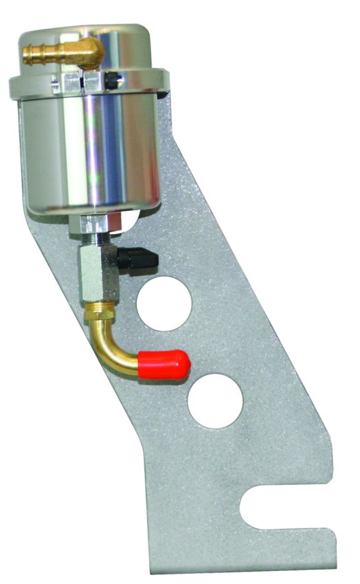 Moroso 85514 87-93 Ford Mustang 5.0L Air/Oil Separator Catch Can - Billet Aluminum