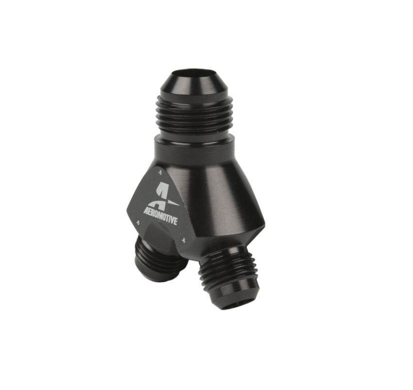 Aeromotive 15673 Y-Block - AN-08 - 2x AN-06