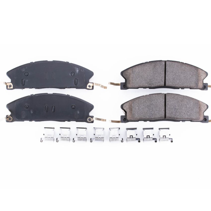 PowerStop 17-1611 PowerStop - Z17 Low-Dust Ceramic Brake Pads with Hardware