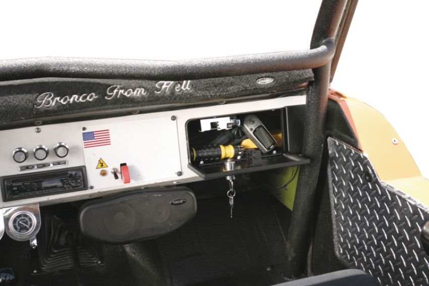 Tuffy Products 108-01 Tuffy Bronco Security Glovebox 196677- Black