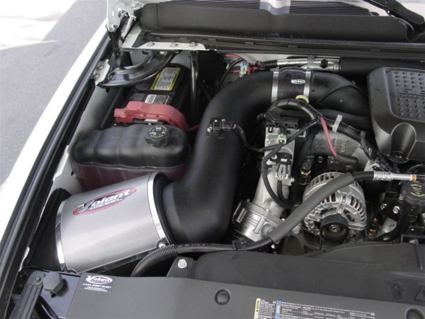 Volant 15166 Volant air intake systems utilize a high-velocity venturi filter adapter which provides a smooth transition through the MAF sensor into the intake tube for a much needed airflow improvement over the factory rubber tubing and resonator box.