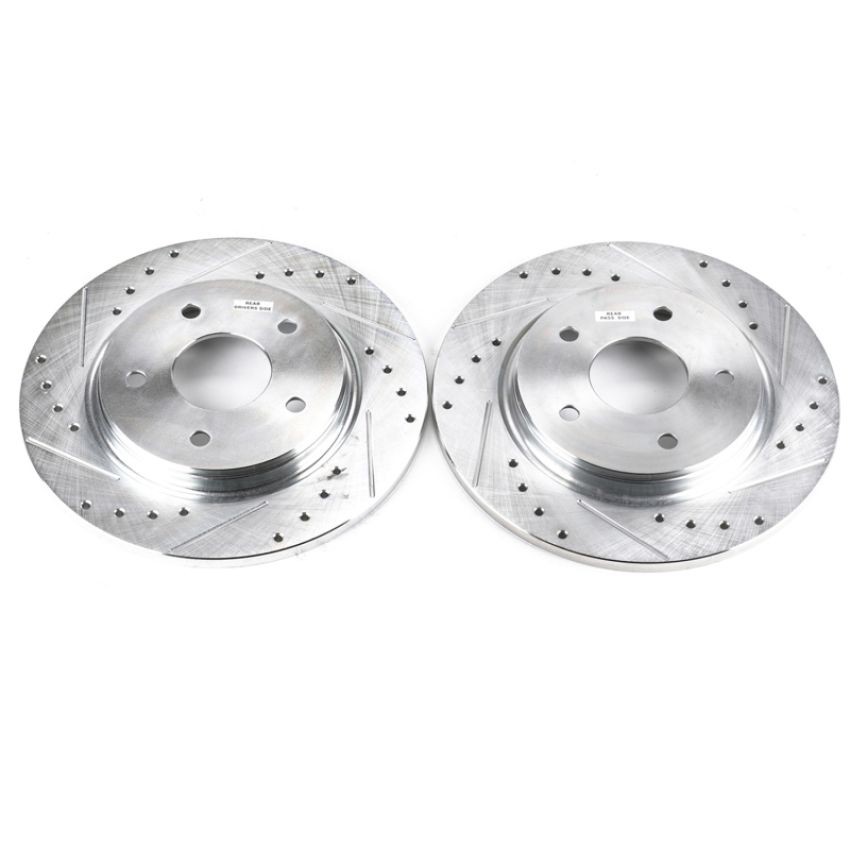 PowerStop AR8380XPR PowerStop Evolution Performance Drilled, Slotted & Plated Brake Rotor Pair