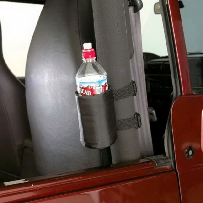 Rampage 769901 1999-2019 Universal Roll Bar Drink Cup Holders - Black