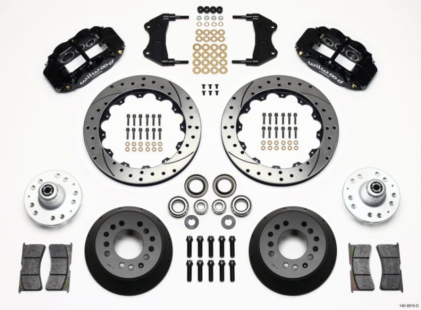 Wilwood 140-9919-D Narrow Superlite 6R Front Hub Kit 12.88in Drilled WWE ProSpindle