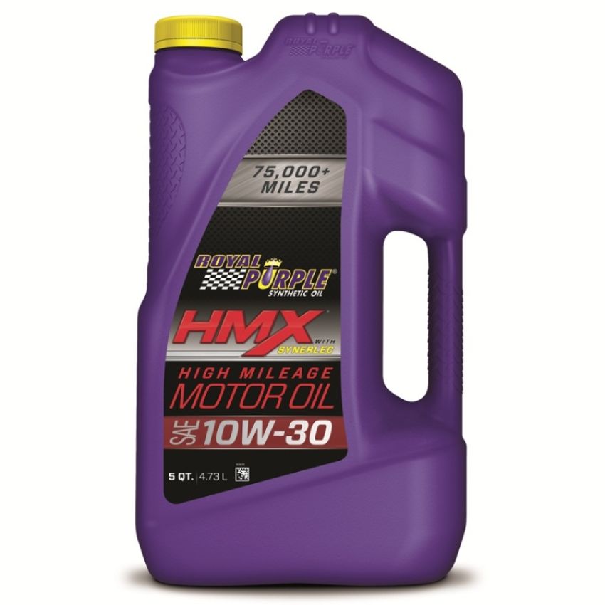 Royal Purple 11751 HMX Premium Synthetic High Mileage 10W-30 Motor Oil - 5 Quart