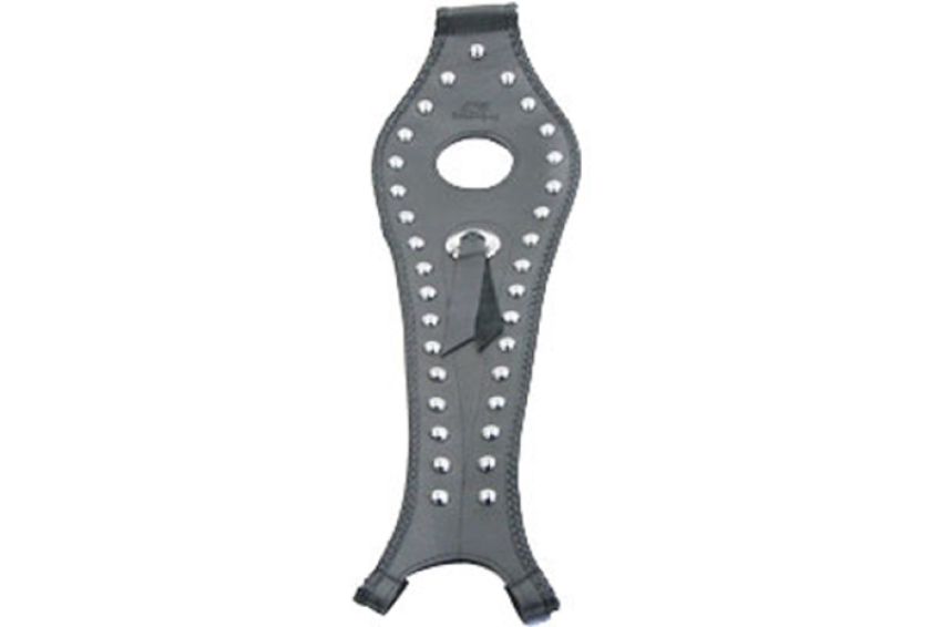 Mustang Motorcycle 93190 Mustang 04-21 Harley Sportster Tank Bib w/Studs - Black