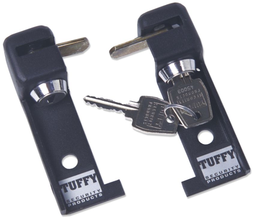 Tuffy Products 037-01 Tuffy Door Locker Set Cj/Yj Black