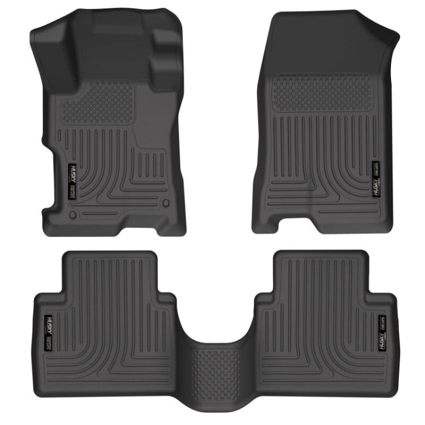 HUSKY LINERS HSK98401 08-12 Honda Accord Front /2nd Floor Liners Black
