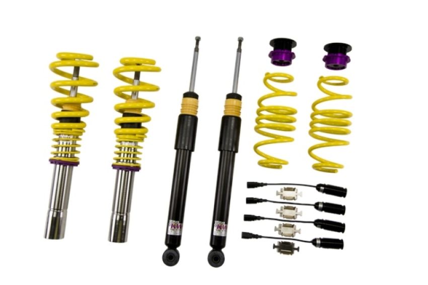 KW 10210097 Coilover Kit V1 Audi A4 S4 (8K/B8) w/ electronic dampening controlSedan FWD + Quattro