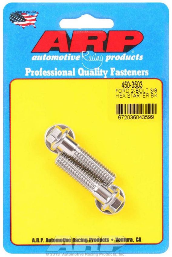 ARP ARP450-3503 Starter Bolt Kit SS Hex Ford