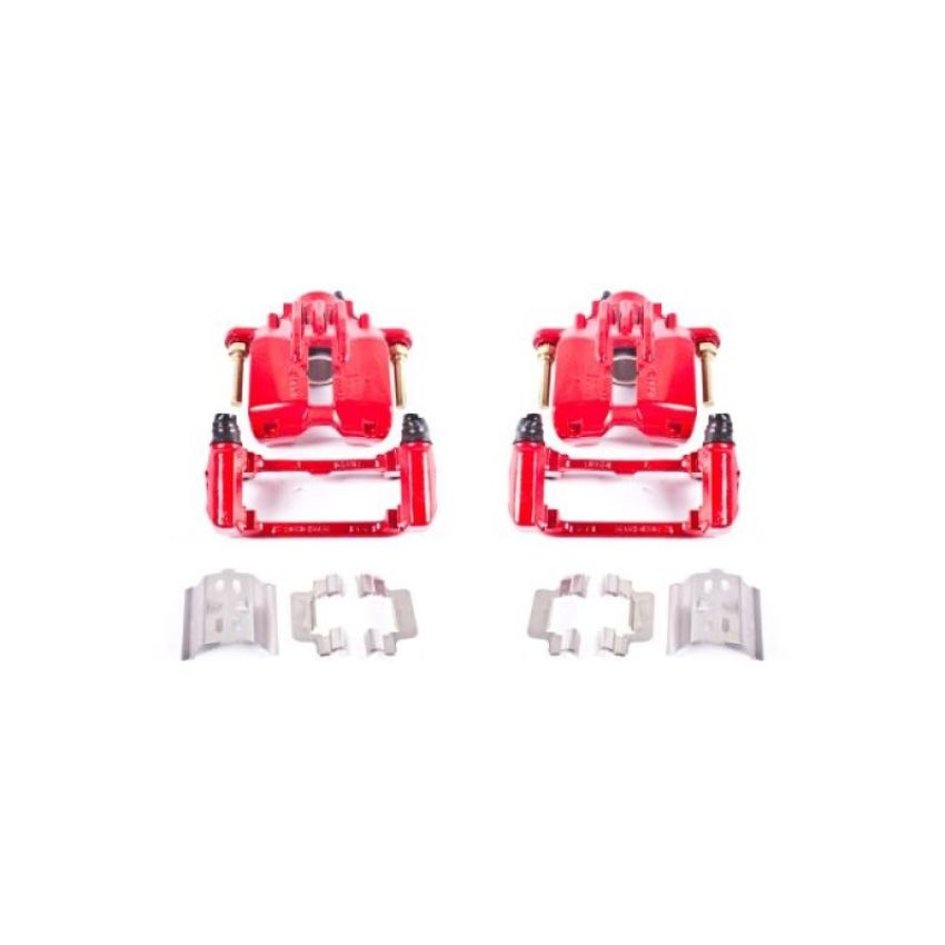 PowerStop S4698 Red Powder Coated Calipers
