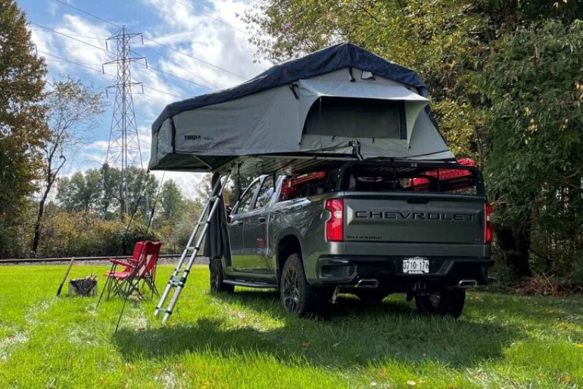 Fishbone Offroad FB21323 88-22 Chevy/GMC 74In Tackle Rack Long Bed