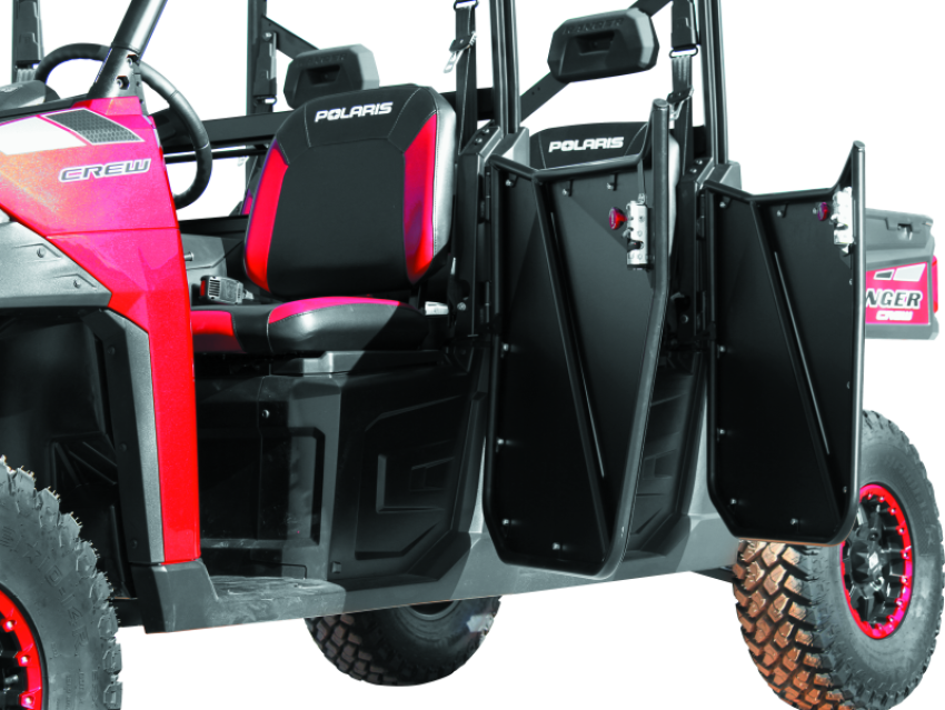 DragonFire Racing 521065 UTV Doors - Fits Polaris Ranger Crew 570/900/1000 12-19- 4-Doors