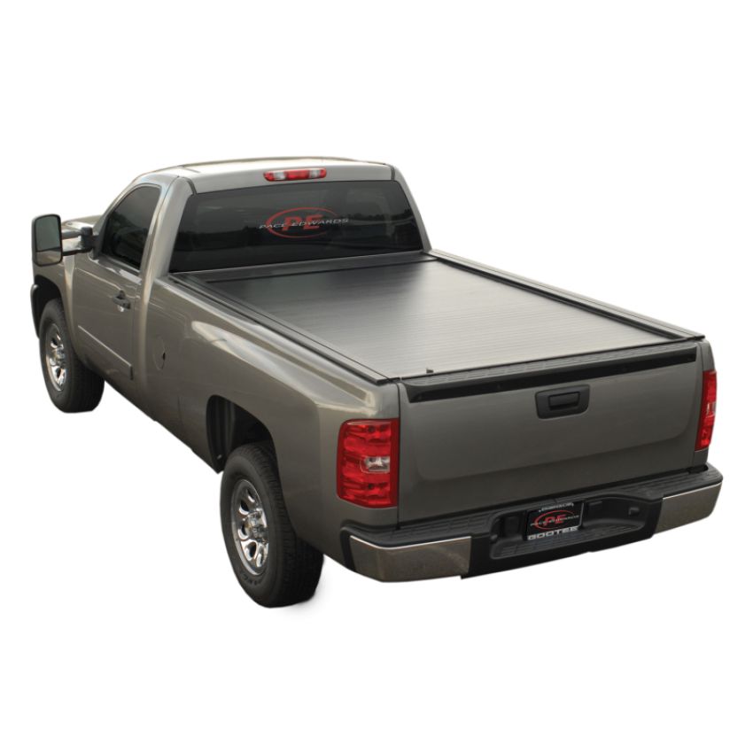 Jackrabbit Fullmetal Tonneau Cover Kit 07-13 Silverado & Heavy Duty W/ Cms Track 8 Foot Long Bed Pace Edwards