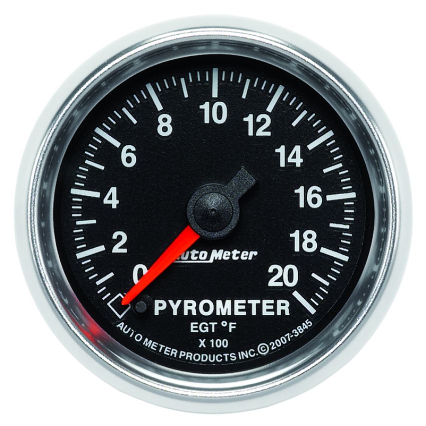 AutoMeter 3845 GAUGE, PYROMETER (EGT), 2 1/16
