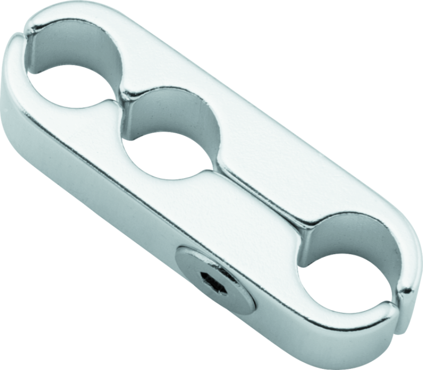 BikeMaster 152469 3 Lines Cable Clamp - Black