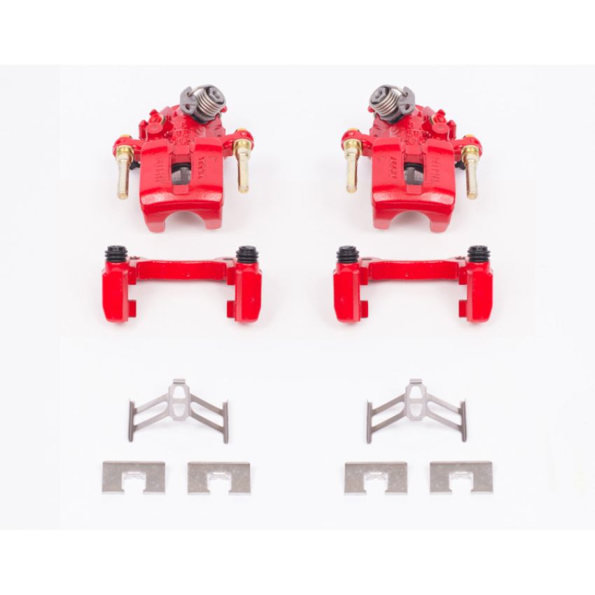 PowerStop S1612 Red Powder Coated Calipers