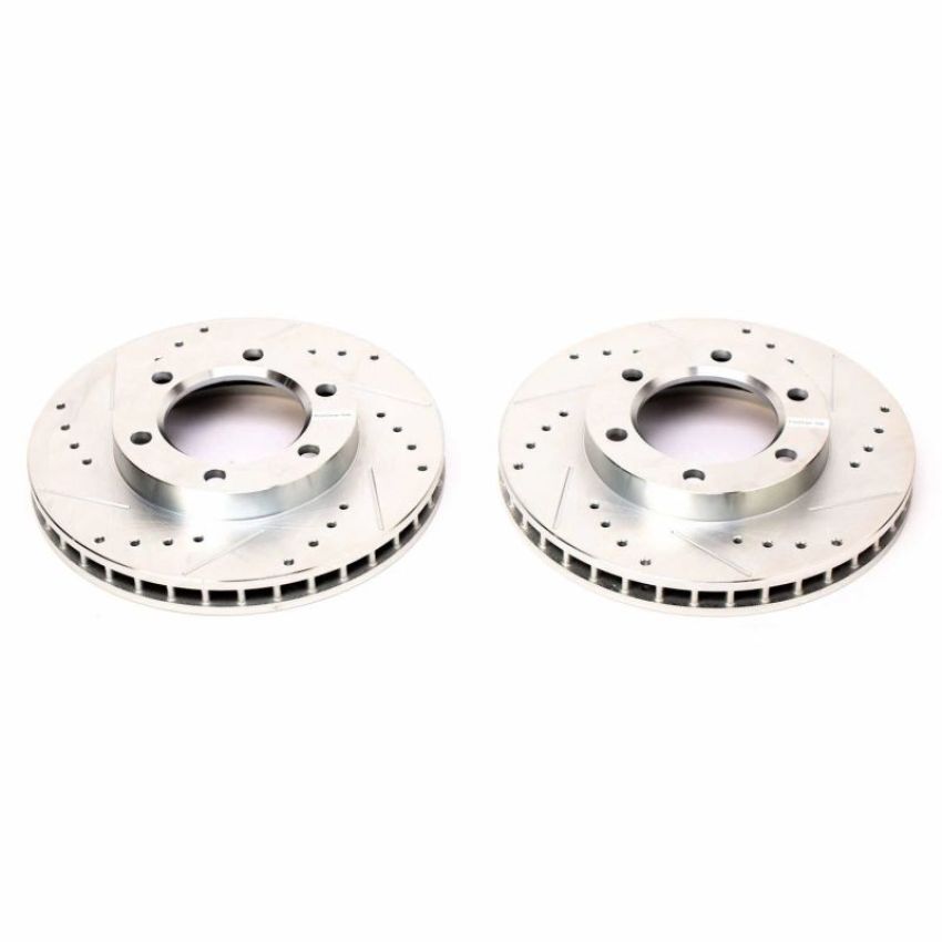 PowerStop AR8400XPR PowerStop Evolution Performance Drilled, Slotted & Plated Brake Rotor Pair