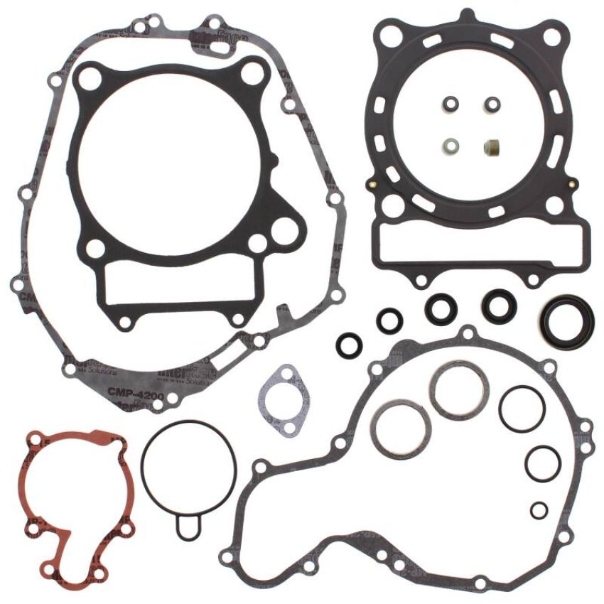 Vertex Pistons 811876 Vertex Gaskets 03-04 Polaris Predator 500 Complete Gasket Kit w/ Oil Seals