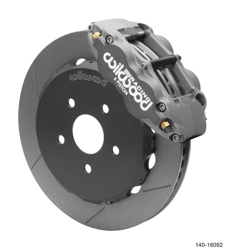 Wilwood 140-16092 Forged Narrow Superlite 6R Front Brake Kit (Race) 12.88in Slotted Rotor 06-15 Honda Civic Si