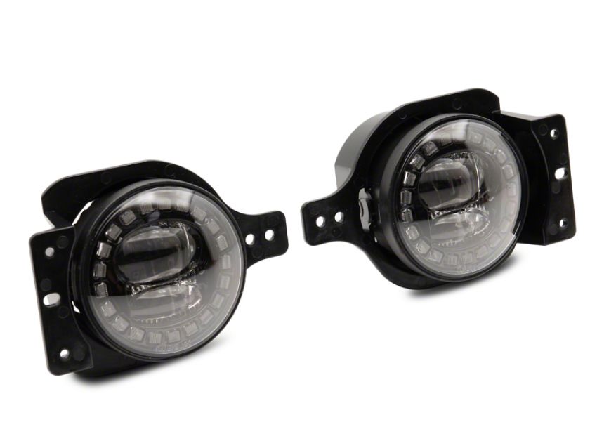 Raxiom J141598 18-23 Jeep Wrangler JL Sport 20-23 Jeep Gladiator JT Sport Axial Nighthawk LED Fog Lights