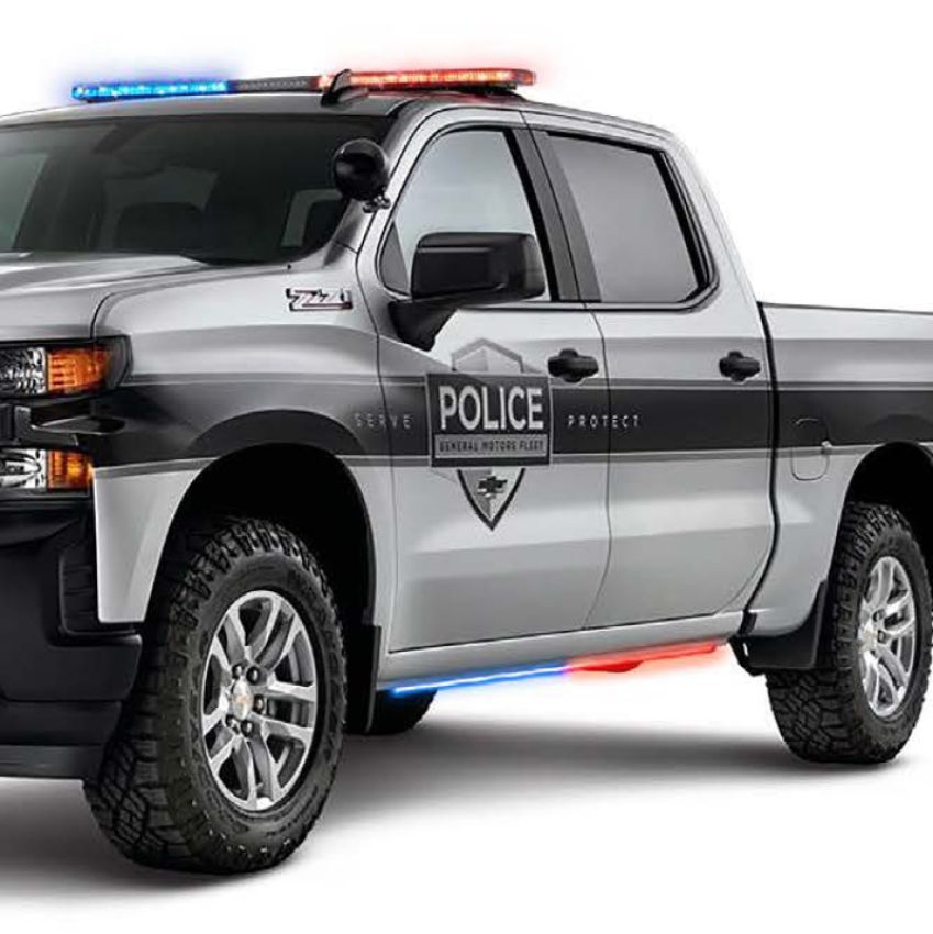 Putco 901601660 19-23 Dodge Ram E Blade Sideliner Blade Rocker Kit Red & Blue LEDs