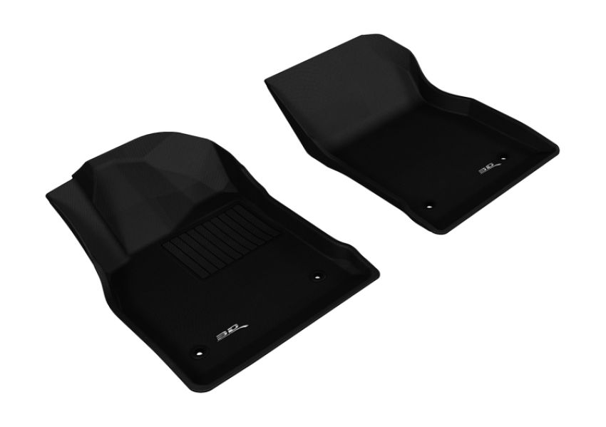 3D MAXpider 2011-2015 Chevrolet Cruze/Cruze Limited Kagu 1st Row Floormat - Black