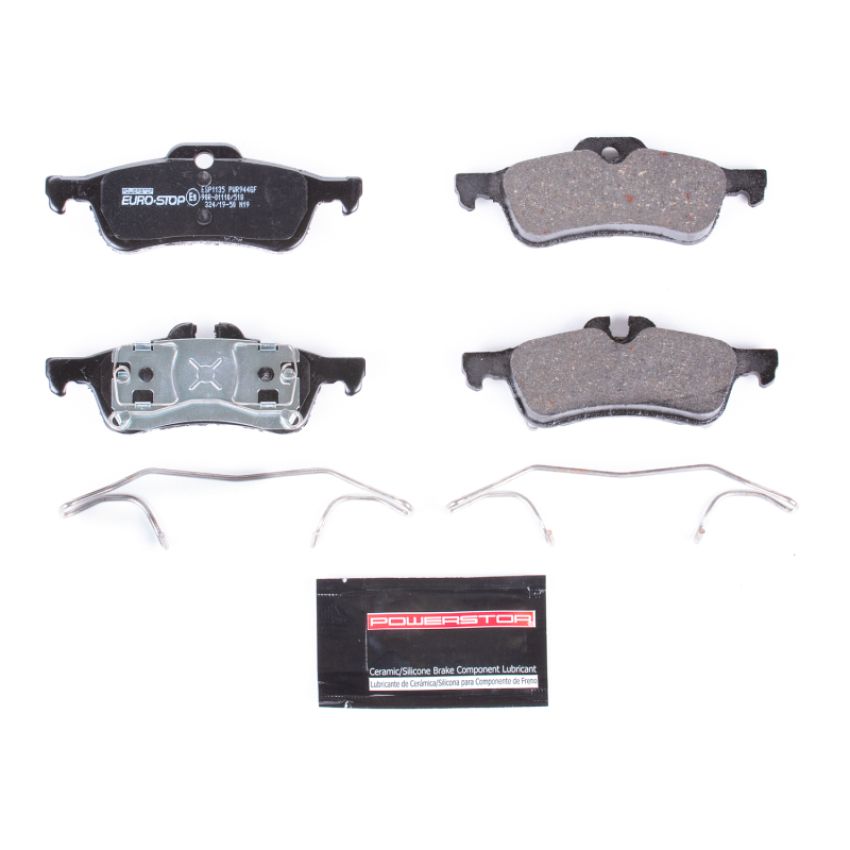 PowerStop ESP1135 EuroStop ECE-R90 Certified Brake Pad Set