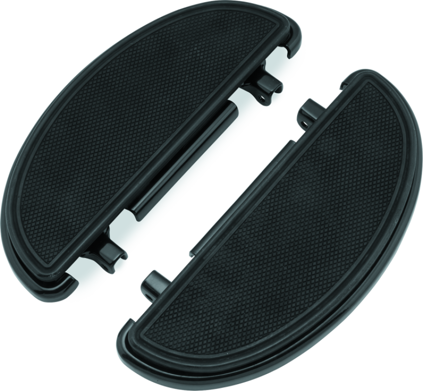 Bikers Choice 480623 82-20 FLH FLT 86-17 FLST Black Half-Moon Floorboard Kit