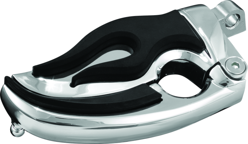 Kuryakyn 4411 Flamin Switchblade With Male Mount Adapter Chrome