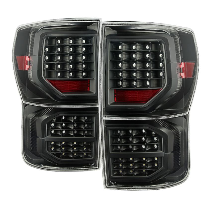 SPYDER 9034466 Xtune Toyota Tundra 07-13 LED Tail Lights Black ALT-JH-TTU07-LED-G2-BK
