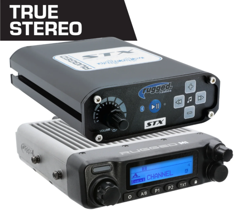 Rugged Radios MCK-STX-2P-M1 STX STEREO Complete Master Comm Kit w/ Intercom - 2-Way Radio M1 VHF Business Band