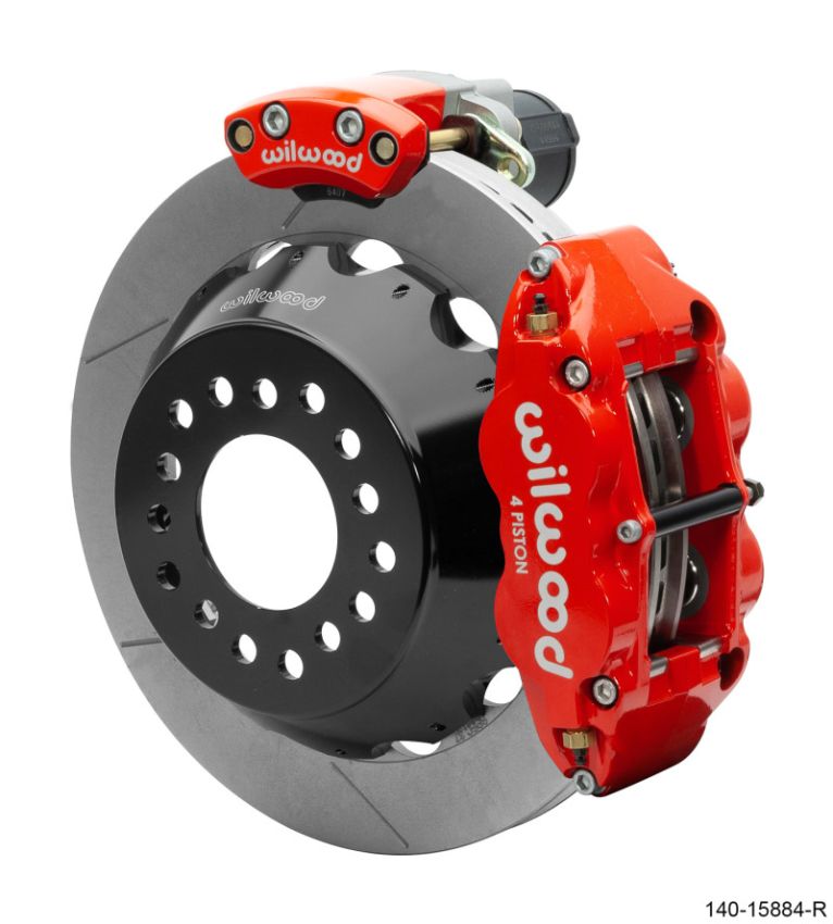 Wilwood 140-15844-R EPB/FNSL Rear Kit 12.88in. Big Ford - Red