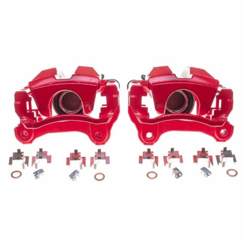 PowerStop S7140 Red Powder Coated Calipers