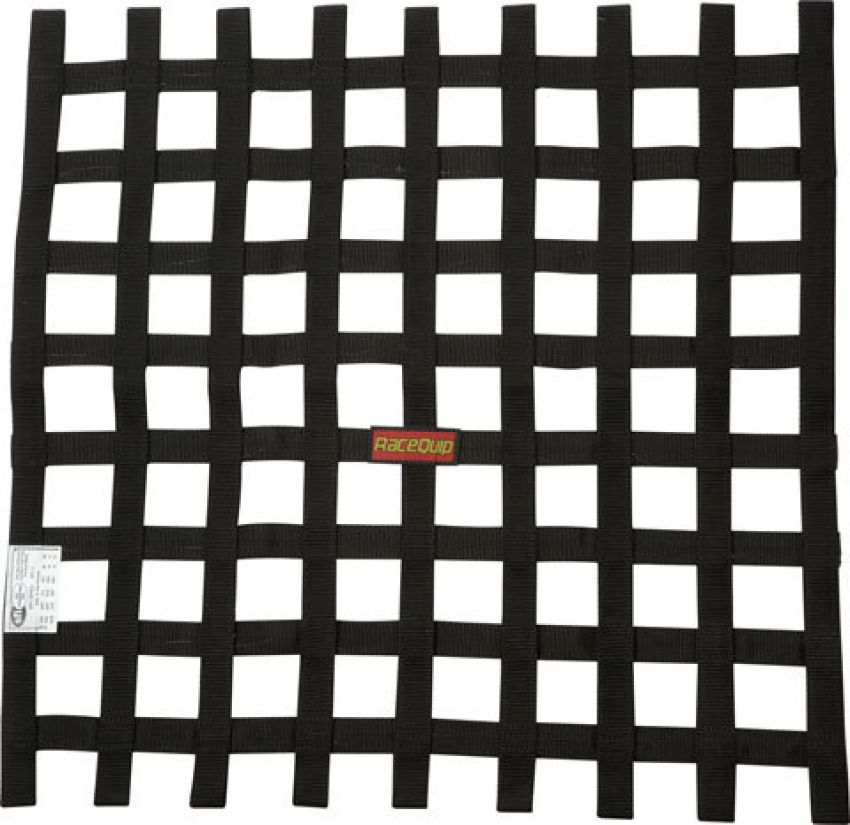 RACEQUIP RQP726007 Ribbon Net 21x24 SFI Black