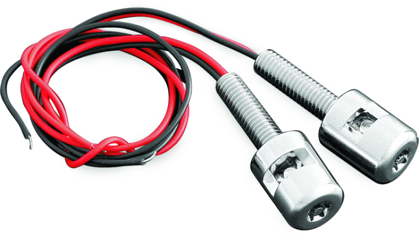 Kuryakyn 9199 Led License Plate Bolt Lights Chrome