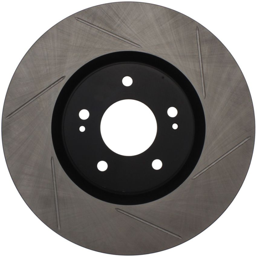 Stoptech 126.46064SL Power Slot 03-06 Evo 8 & 9 Slotted Left Front Rotor