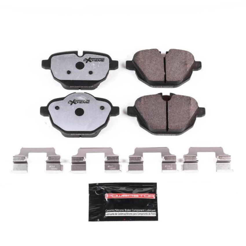 PowerStop Z26-1473 PowerStop - Z26 Performance Carbon-Fiber Ceramic Brake Pads with Hardware Kit