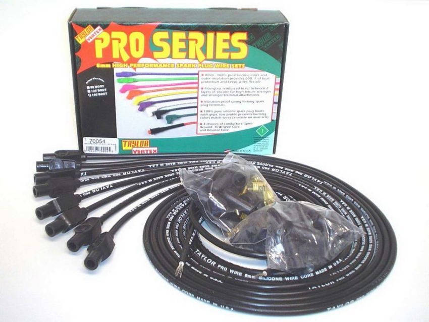 Taylor Cable 70054 8mm Black Pro Wire 180 D