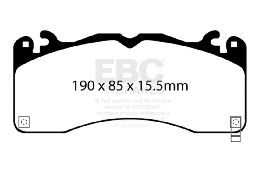 EBC Brakes UD1792 Ultimax OEM Replacement Brake Pads