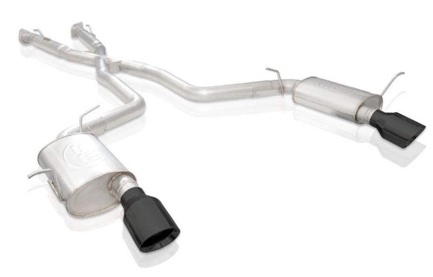 Stainless Works DUR18CBL-B 18-19 Dodge Durango 6.4L Legend Catback Exhaust w/ Black Tips