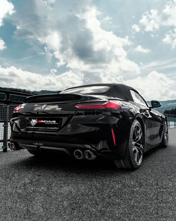 Remus 084019 1500 2018 BMW Z4 M40I Roadster 3.0L Turbo (B58B30C R6 w/GPF) Axle Back Exhaust (Tail Pipes Req)