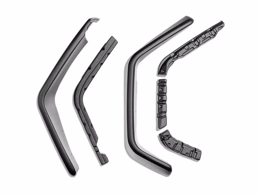 Rugged Ridge 11640.56 07-18 Jeep Wrangler JK 2-Door+4-Door Unlimited Max Terrain Fender Flare Front+Rear Set